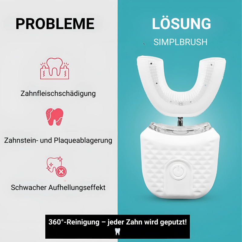 Simplbrush - Elektrische selbstreinigende Zahnbürste